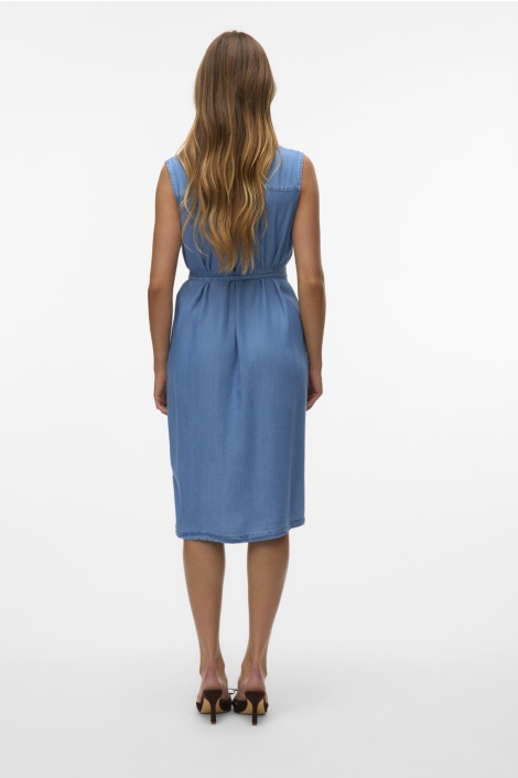 Vero Moda vmbree sl blk shirt tencel dress ga